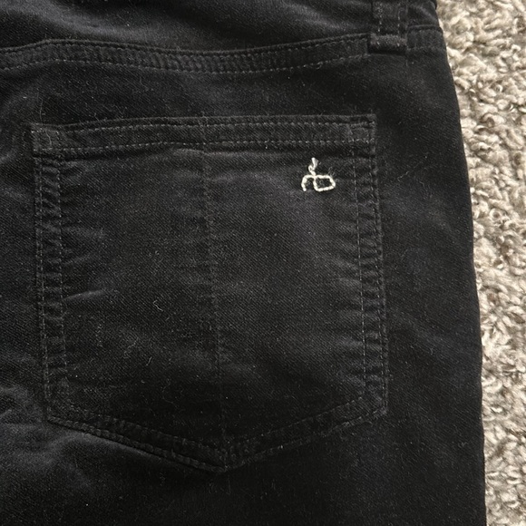Flared Cropped Velvet Jeans rag & bone - Picture 5 of 5